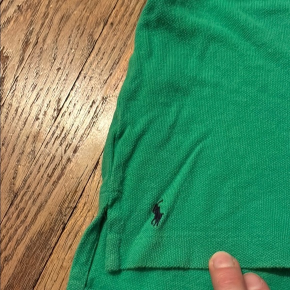 Ralph Lauren Green Jersey with Classic Polo Collar - Picture 5 of 7